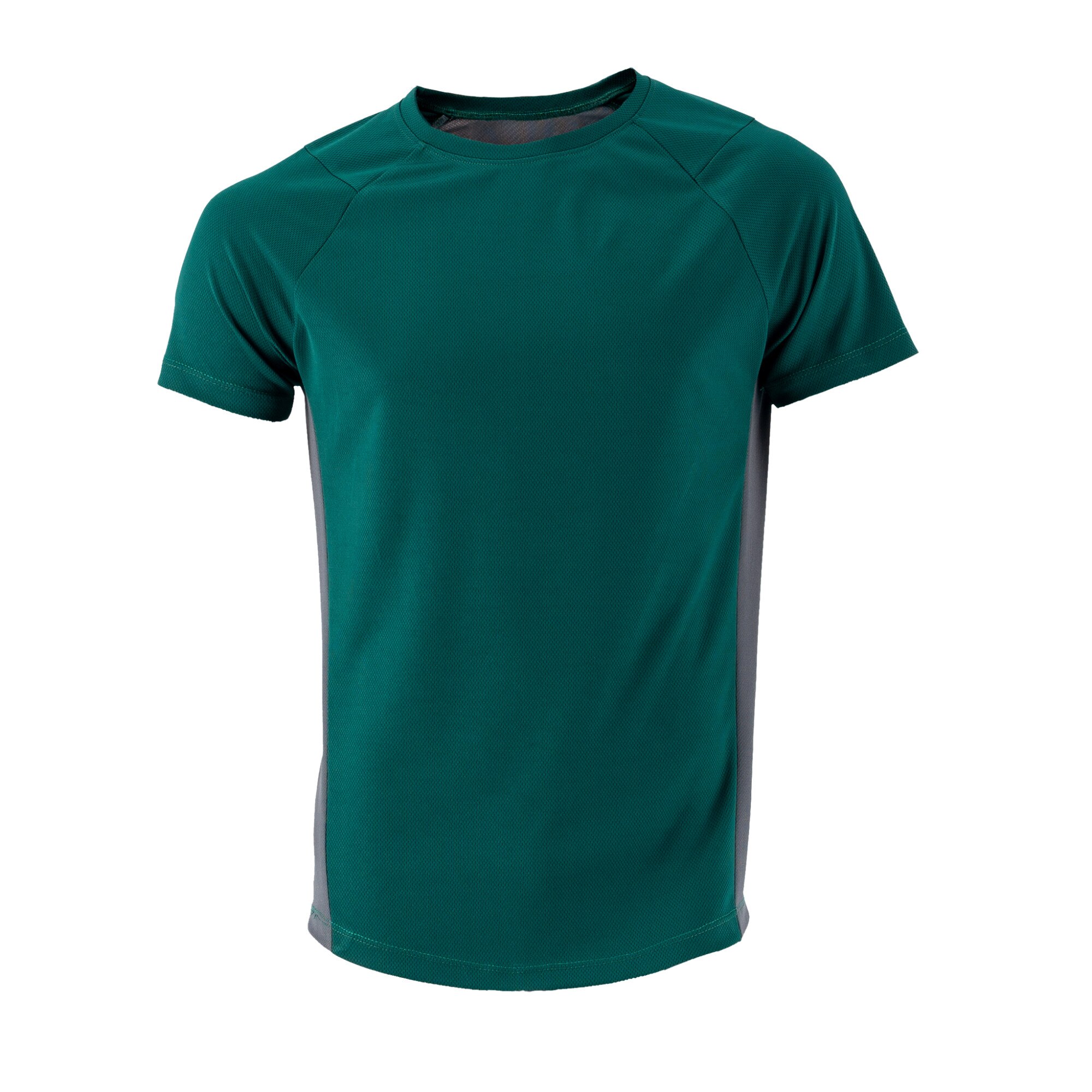 Tricou fitness barbati, Lazo, verde/gri, Verde/Gri, S