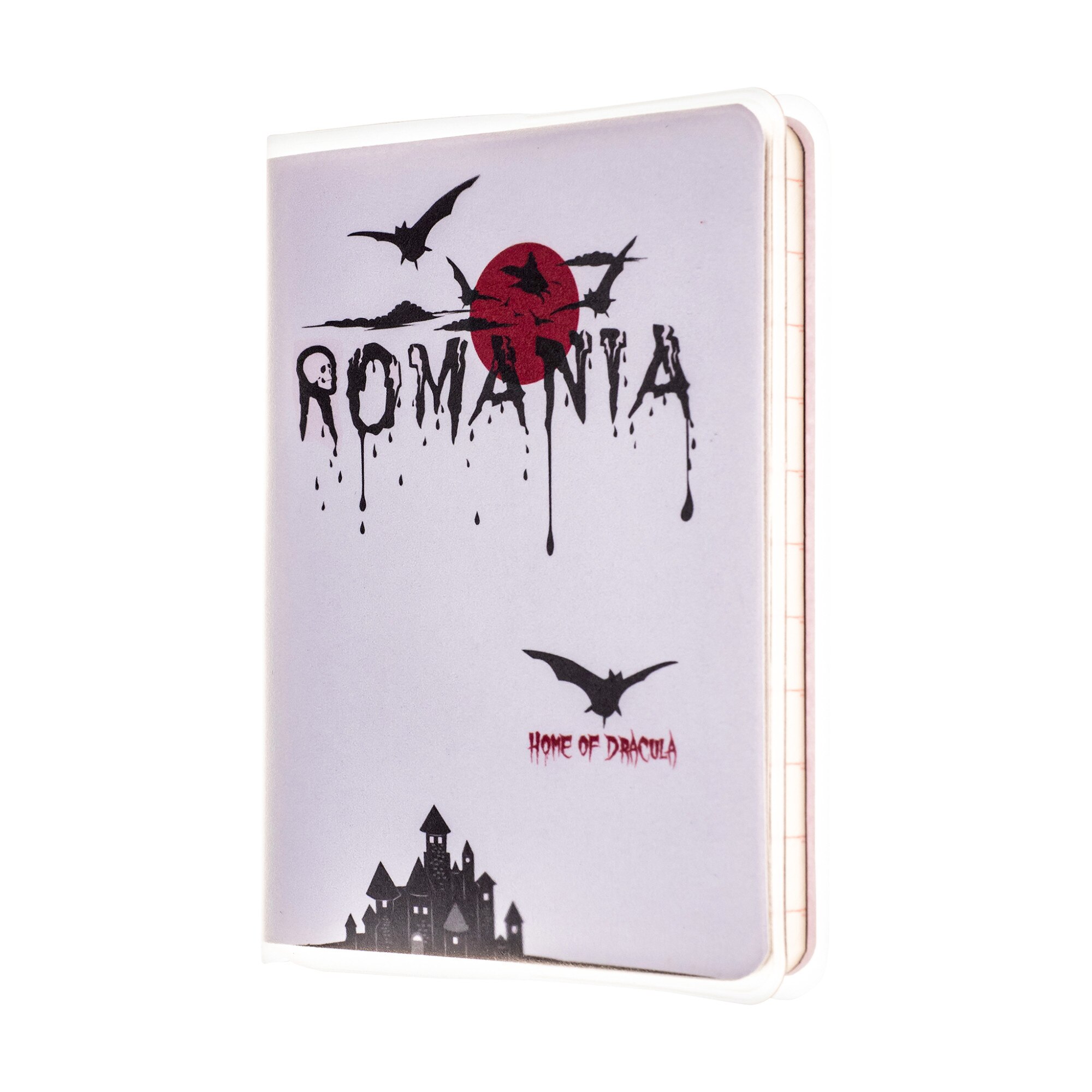 Agenda de buzunar nedatata, Magnetella, dictando, 7 x 10,3 cm, 60 file, Dracula