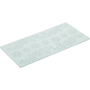 Sablon din silicon pentru dantela comestibila, fulgi de nea, Silikomart Sablon din silicon pentru dantela comestibila, fulgi de nea, Silikomart