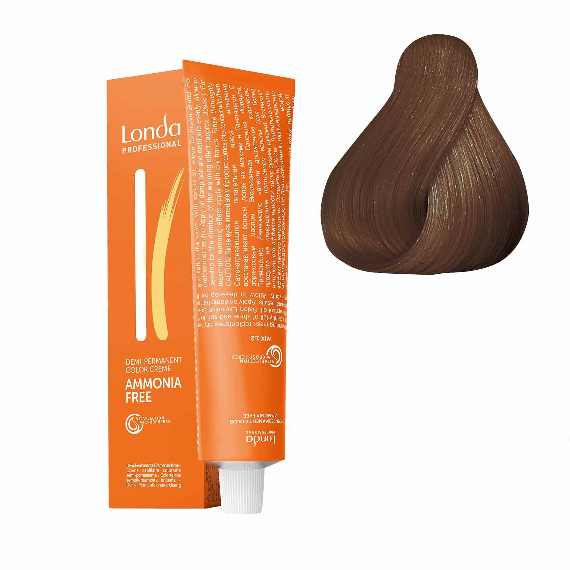 Vopsea demi permanenta Londa Professional Londacolor 6/37, 60 ml