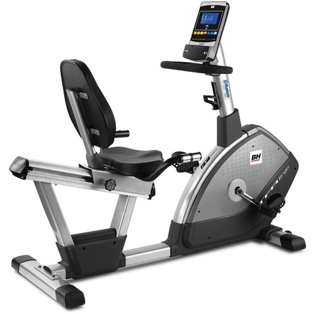 bicicleta fitness recumbent BH fitness H650I, Volanta 12 kg, Greutate maxima admisa 130 kg pret ieftin
