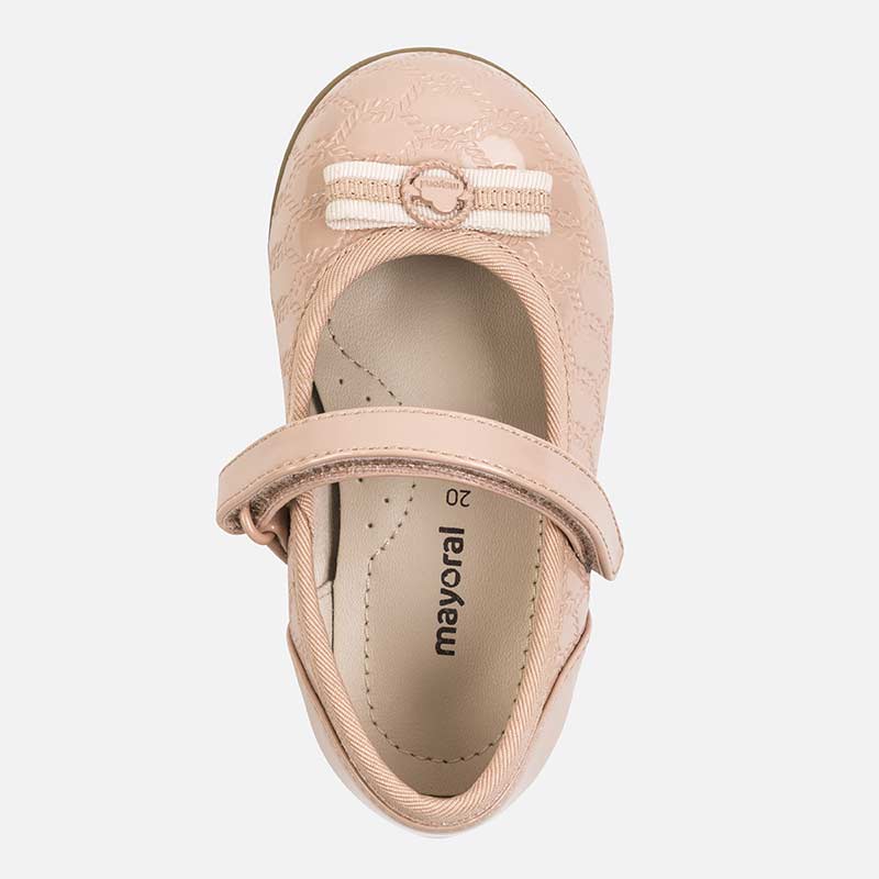 Balerini efect lucios bebe fetita, Mayoral, 41146PV20ROZ, marimea