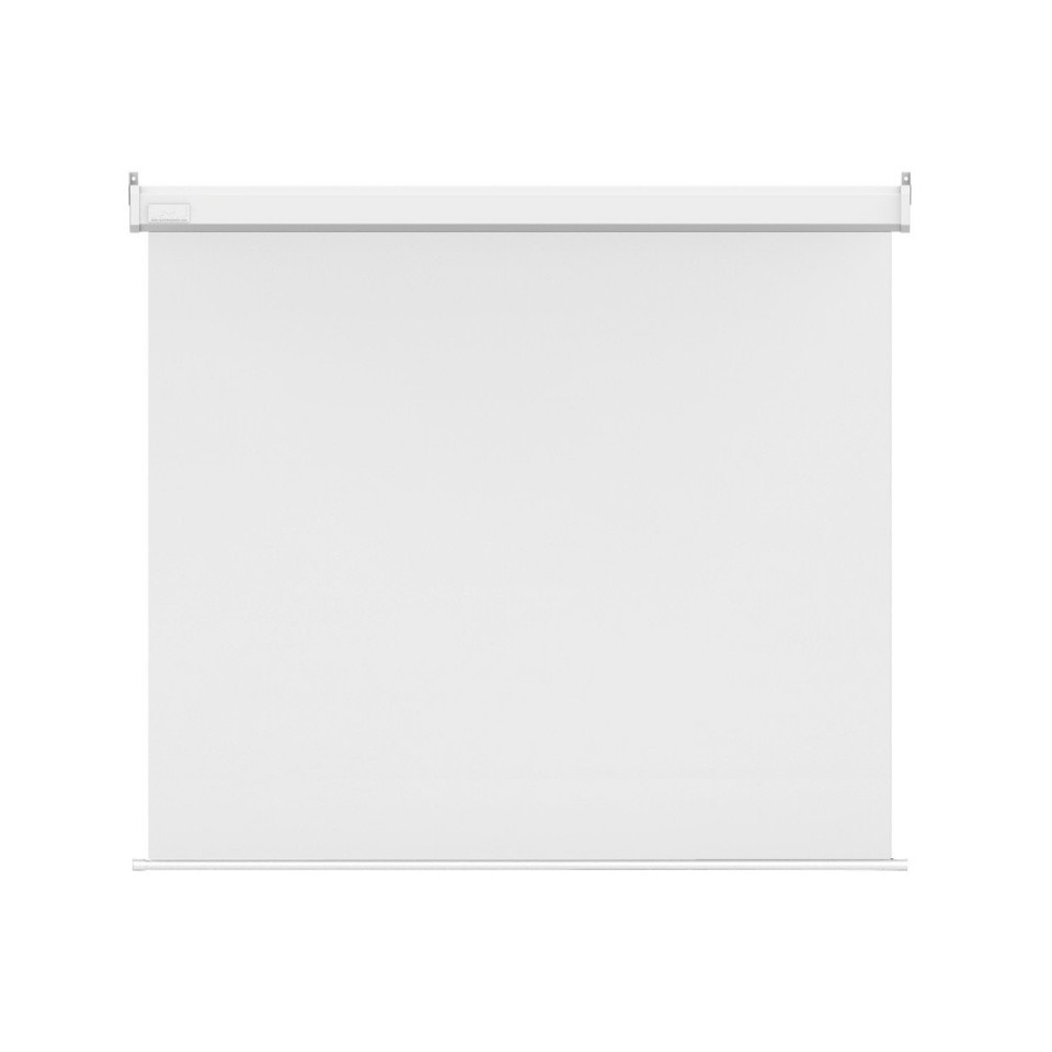 Ecran proiectie electric, perete/tavan, 240 x 240 cm, Multibrackets 1738, carcasa alba, fara bordura, Format 1:1