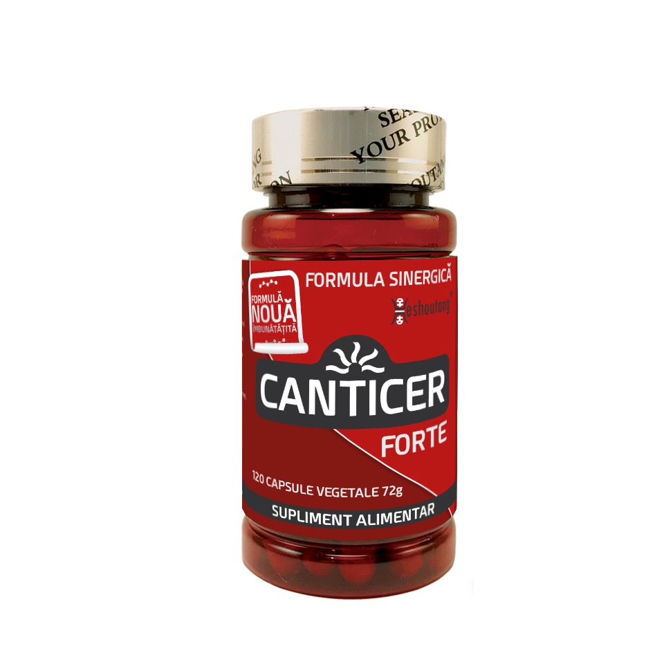 Supliment Canticer Forte, formula Sinergica, 120 capsule, Heshoutang