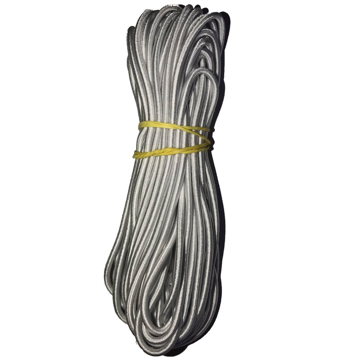 Elastic Rotund Alb, 10 Metri Liniari, 2.3 mm