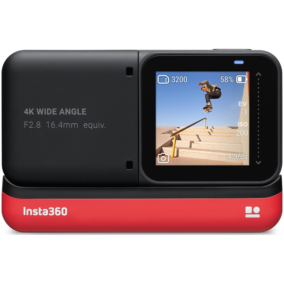 Insta 360 ONE R Camera video sport Twin Edition, 360°, 5.7K