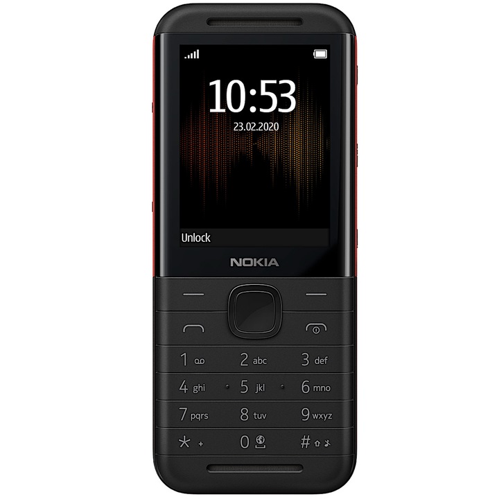 Мобилен телефон Nokia 5310 (2020), Dual SIM, Black/Red