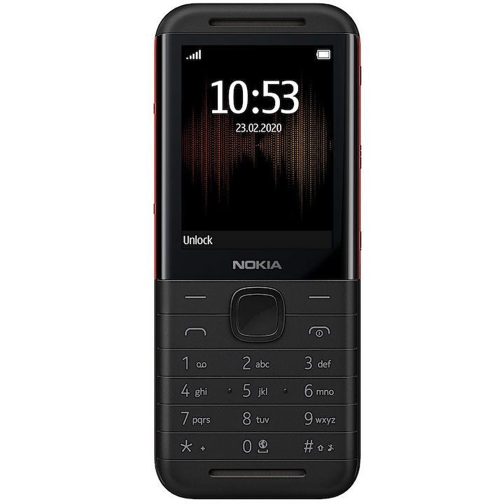 Nokia 5310 (2020) mobiltelefon, Dual SIM, Fekete/piros