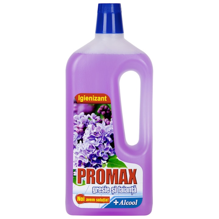 Комплект от 2x препарата за дезинфекция на повърхности Promax 1л, лилав