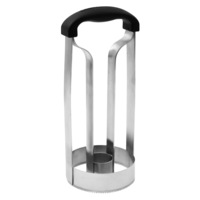 Dispozitiv pentru curatat si feliat ananas, Fackelmann, 20 cm, inox