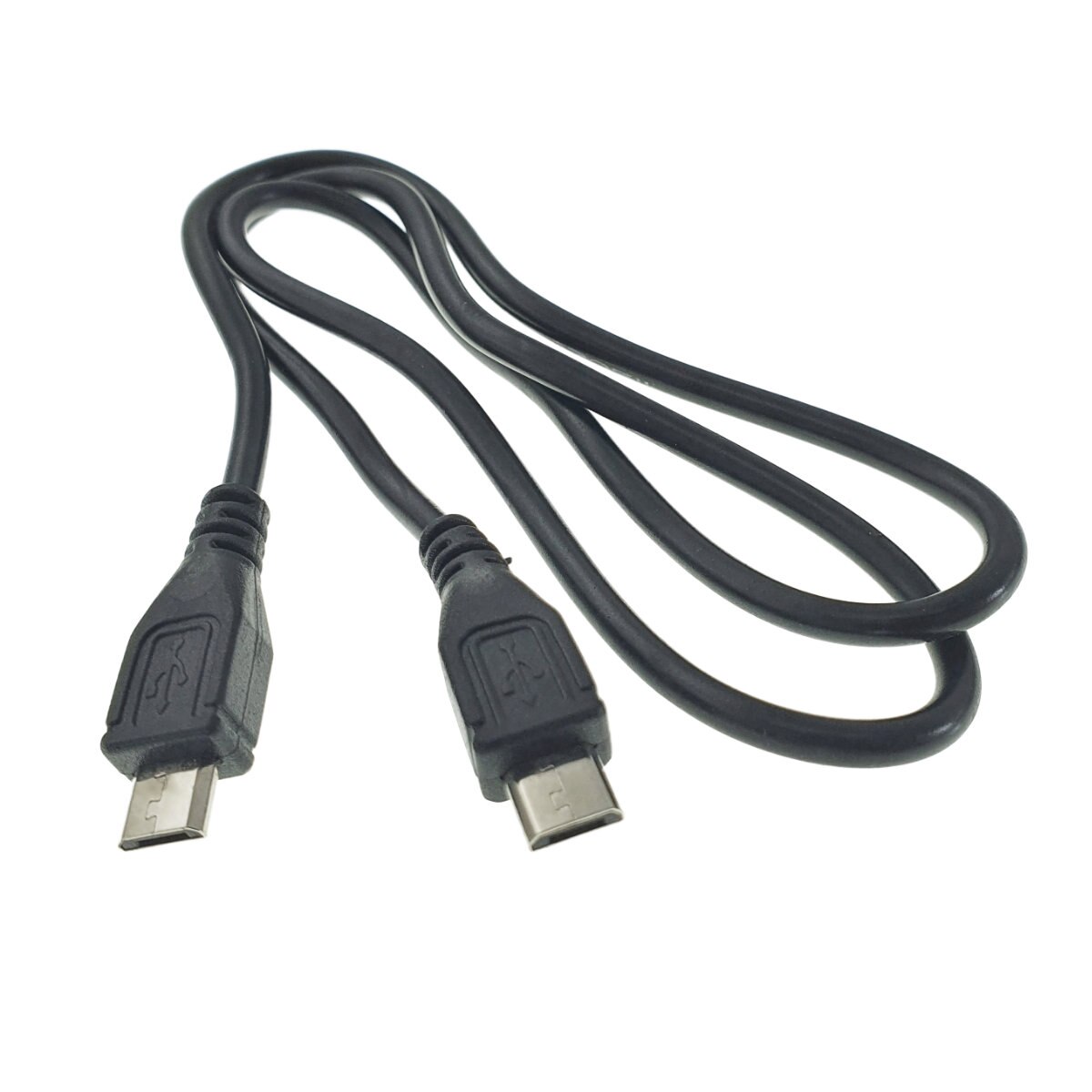 Cablu microUSB 2.0 tata la microUSB 2.0 tata, Akyga 13316, lungime 60cm, negru