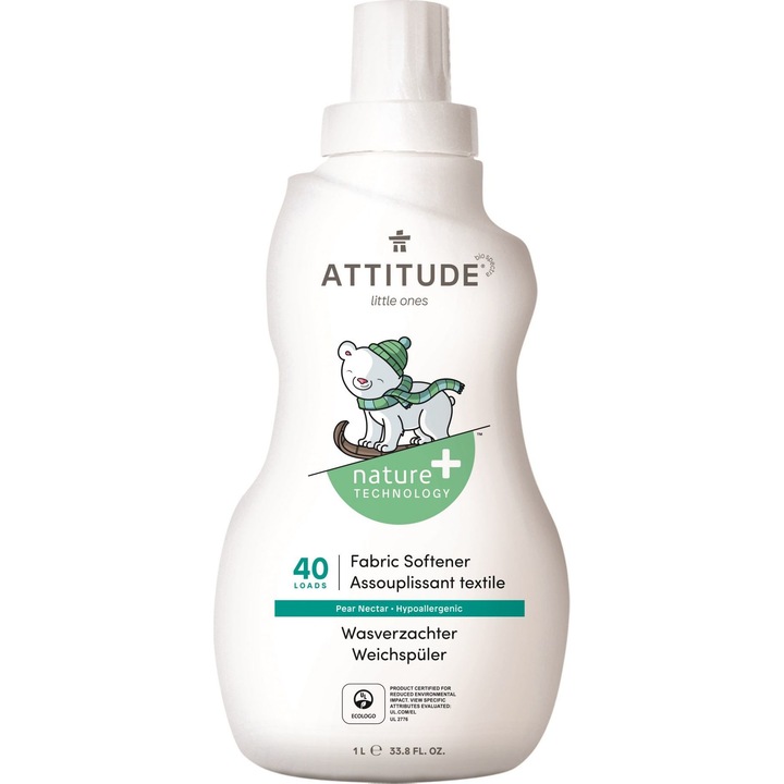 Ruhabalzsam, Attitude, Nektár, 40 mosás, 1000 ml
