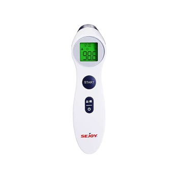 Termometru digital cu infrarosu non contact, Sejoy, Alb, 43 C Termometru digital cu infrarosu non contact, Sejoy, Alb, 43 C