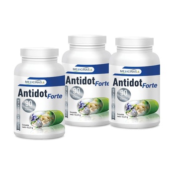 Set Antidot Forte , Medicinas, 3 flacoane x 90 capsule , supliment alimentar Set Antidot Forte , Medicinas, 3 flacoane x 90 capsule , supliment alimentar