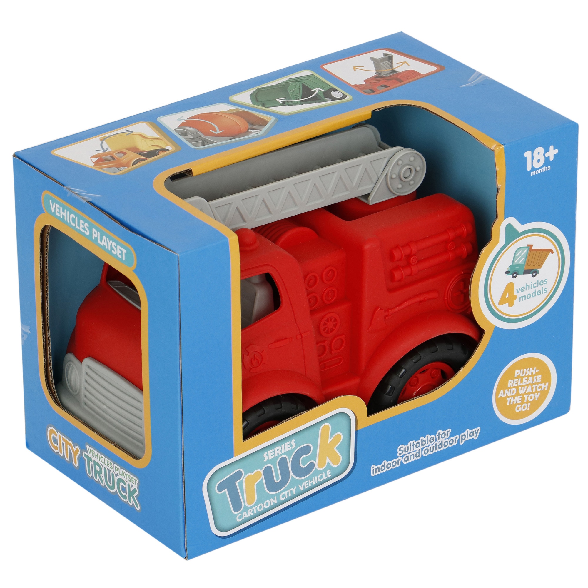 Masinuta M-Toys Pompieri, 28 cm