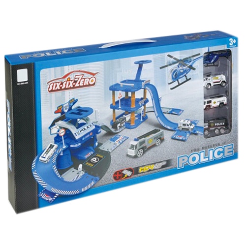 Parcare supraetajata M-Toys Statia de Politie