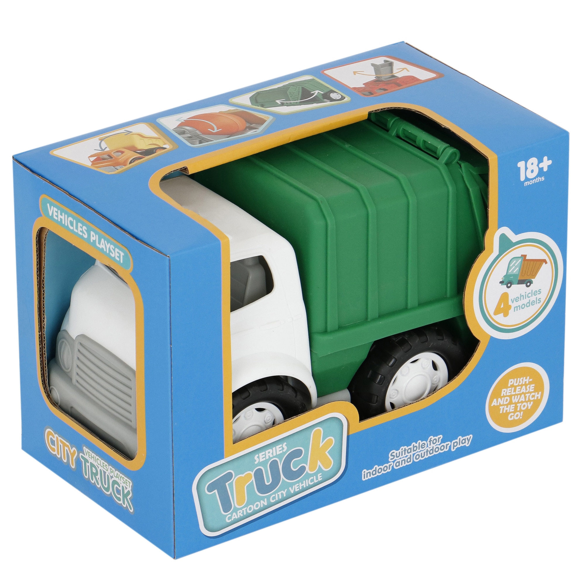 Masinuta M-Toys Masina de gunoi, 28 cm