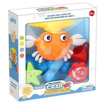 Set jucarii de baie M-Toys crab cu accesorii Set jucarii de baie M-Toys crab cu accesorii