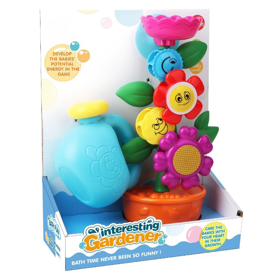 Jucarie de baie M-Toys flori multicolore