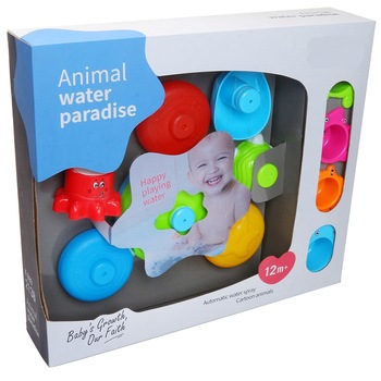 Set jucarii de baie M-Toys, 8 piese Set jucarii de baie M-Toys, 8 piese