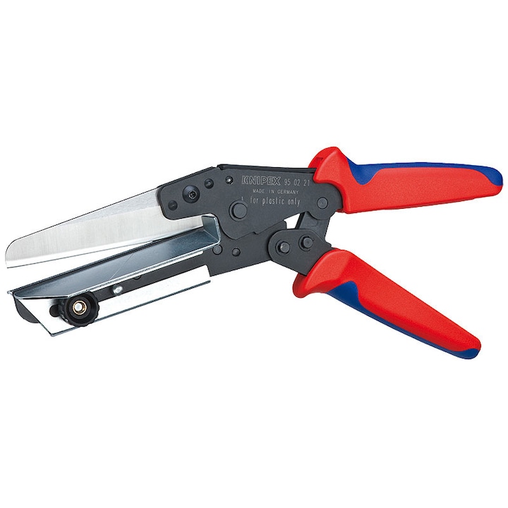 Cleste foarfeca, pentru materiale plastice, manere multicomponent, 275 mm, KNIPEX 95 02 21