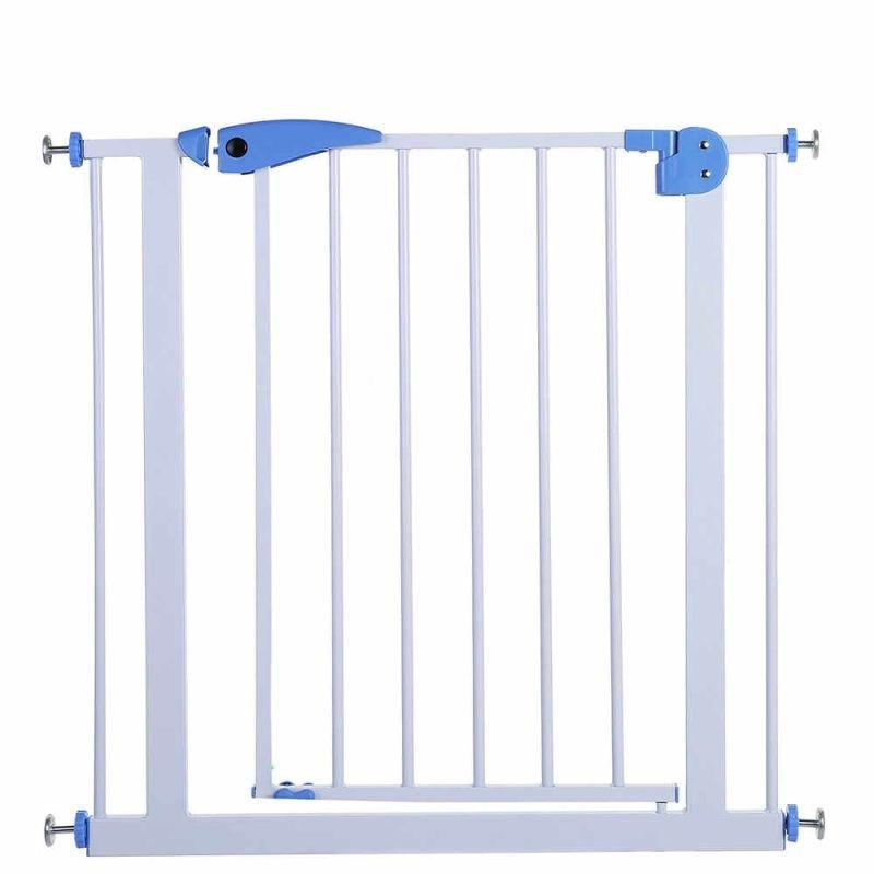 Poarta de siguranta pentru copii, ProCart, latime montare 75-85 cm, inaltime 76 cm, metal, pentru trepte