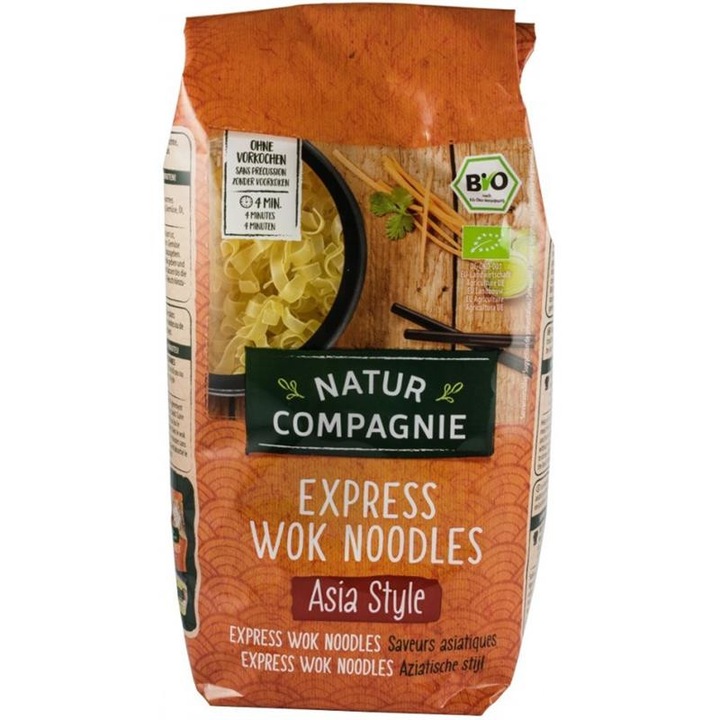 Asia Style Taitei Bio pentru Wok Natur Compagnie 250gr