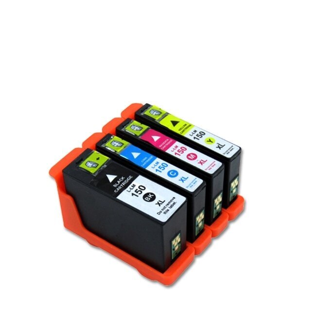 Set 4 cartuse cerneala compatibile Lexmark 150XLA 14N1614, 14N1642, 14N1646 pentru Lexmark S315/S415/515, Lexmark Pro 715/915, Negru, albastru, rosu, galben, 2850 pagini