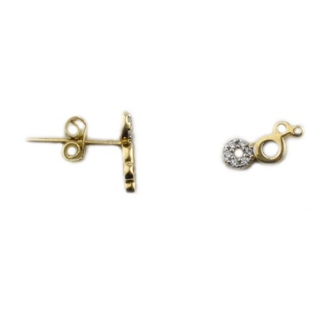 Cercei aur galben cu surub - FT419 Cercei aur galben cu surub - FT419