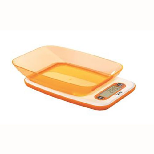 Cantar de bucatarie Laica KS1070, cu bol, 5 kg, Portocaliu