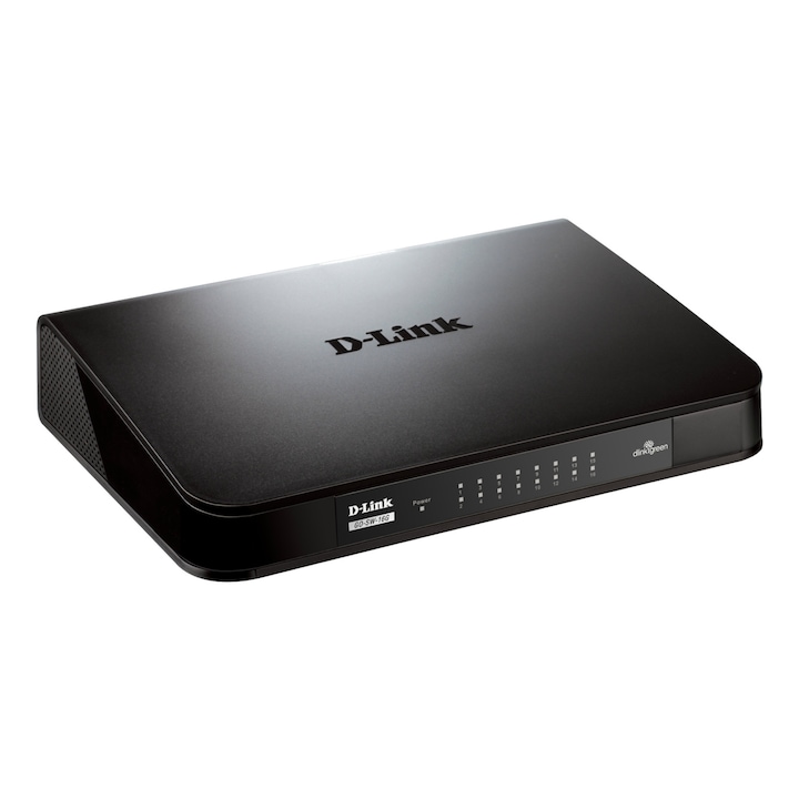 Комутатор D-Link GO-SW-16G/E 16-Port 10/100/1000Mbps Copper Gigabit Ethernet Switch