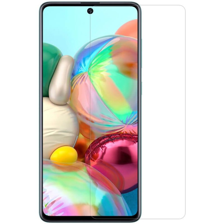 Folie sticla securizata compatibila Samsung Galaxy A51 PROTECT Transparent