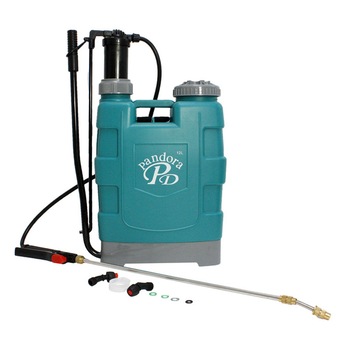 Pompa manuala de stropit Pandora, 12 l, curele reglabile, duza pentru erbicidat, maner transport Pompa manuala de stropit Pandora, 12 l, curele reglabile, duza pentru erbicidat, maner transport