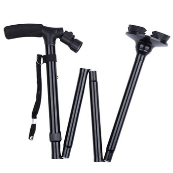 Baston pliabil Magic Cane, 4 puncte de sprijin, baza 4 puncte, portabil Baston pliabil Magic Cane, 4 puncte de sprijin, baza 4 puncte, portabil