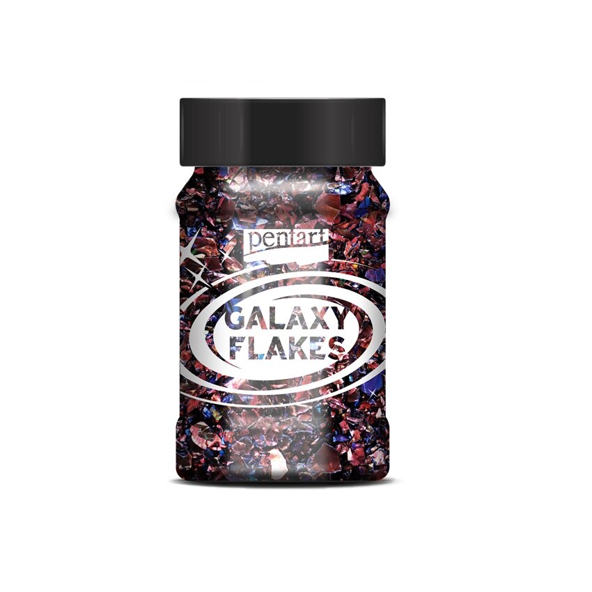 Fulgi decorativi Galaxy, Pentart 100 ml - maro Marte