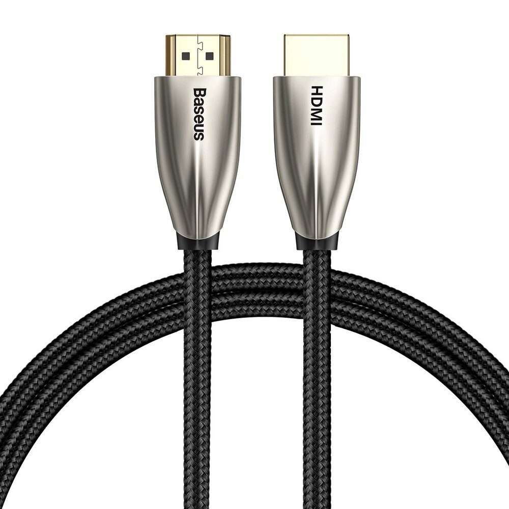Cablu HDMI 2.0 Baseus Horizontal Rezolutie 4K HD, Refresh 60 Hz, 3D Vision, 18 Gb/sec, 2 Metri, Negru
