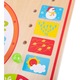 Jucarie educativa, Calendar si ceas din lemn, multicolor