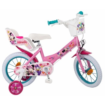 Bicicleta Toimsa Minnie Mouse Club House 14 inch Roz Bicicleta Toimsa Minnie Mouse Club House 14 inch Roz