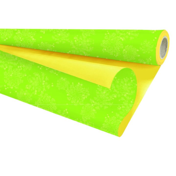 Rola Celofan DuoMat Poeme Galben 0.79x25m