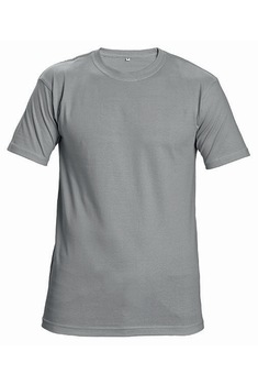 Tricou clasic 100% bumbac, Gri, Gri Tricou clasic 100% bumbac, Gri, Gri