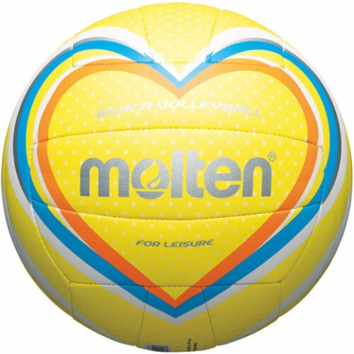 Minge volei plaja Molten V5B1501-Y, galben cu albastru si portocaliu, soft