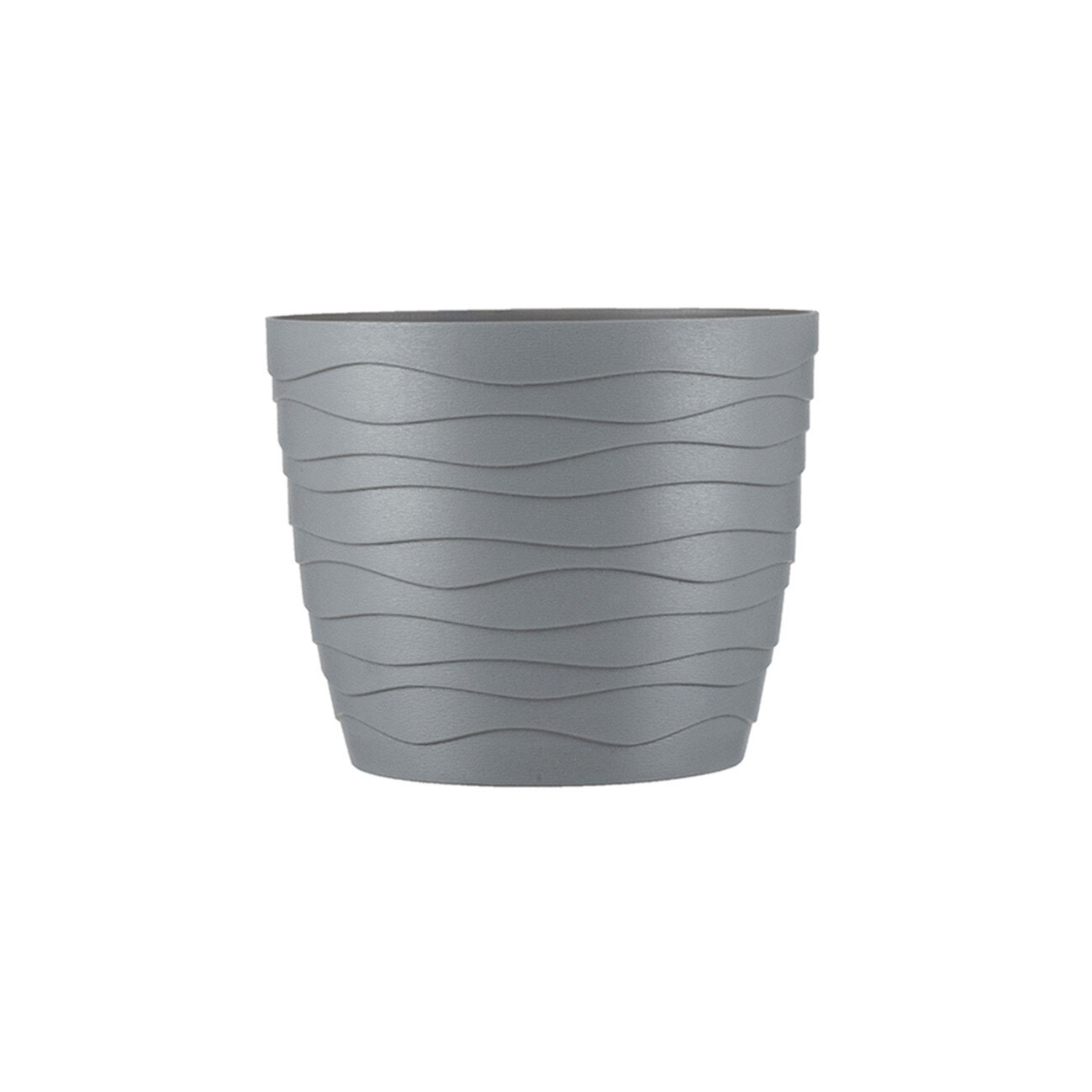 Ghiveci Teo diametru 19 cm, gri