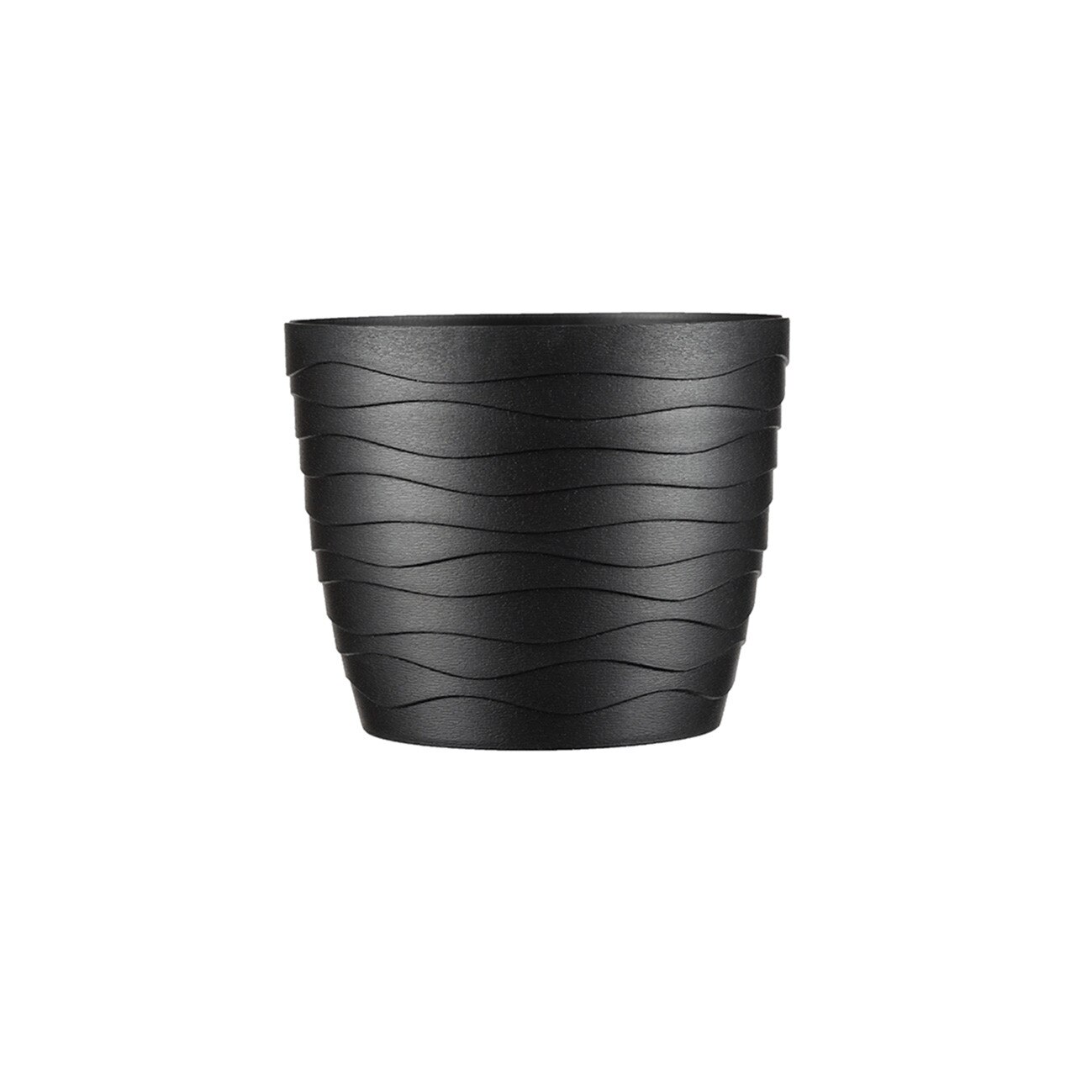 Ghiveci Teo diametru 17 cm, antracit