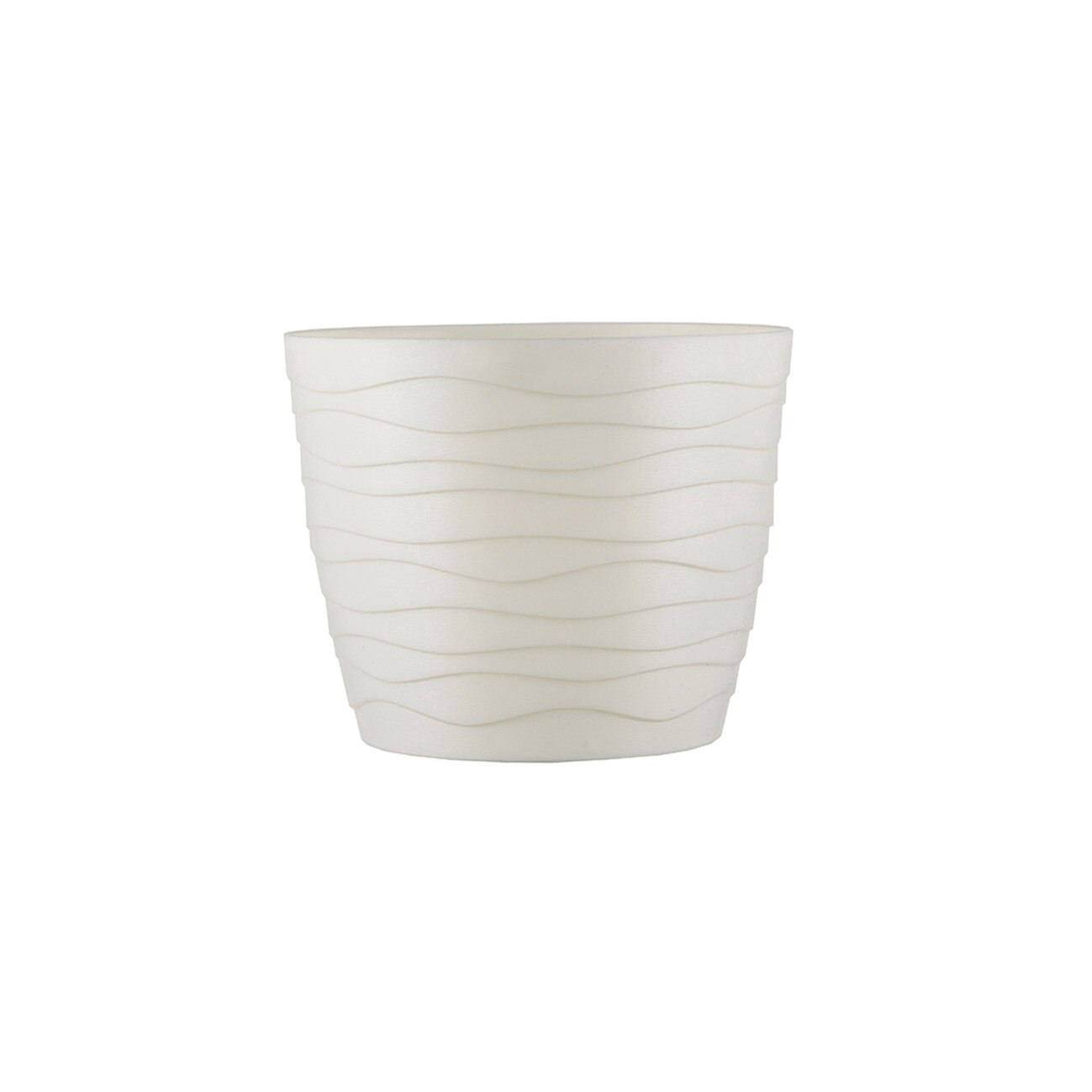 Ghiveci Teo diametru 17 cm, crem