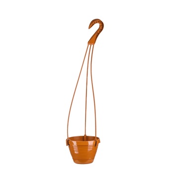 Ghiveci suspendat, Tedi, diametru 26 cm, maro teracota Ghiveci suspendat, Tedi, diametru 26 cm, maro teracota