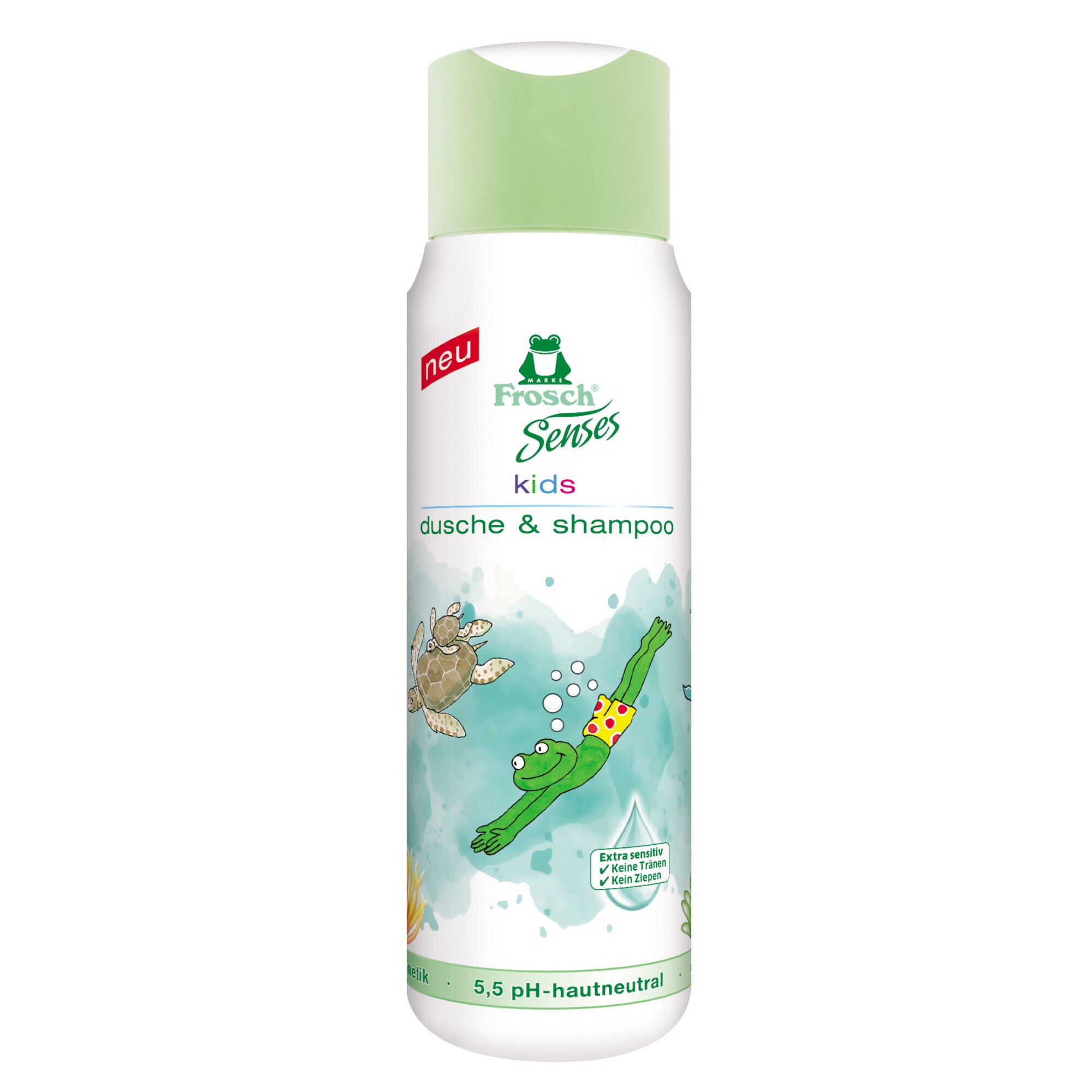 Gel de dus copii Frosch, 300 ml