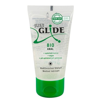 Lubrifiant pe baza de apa Just Glide anal bio vegan 200 ml Lubrifiant pe baza de apa Just Glide anal bio vegan 200 ml