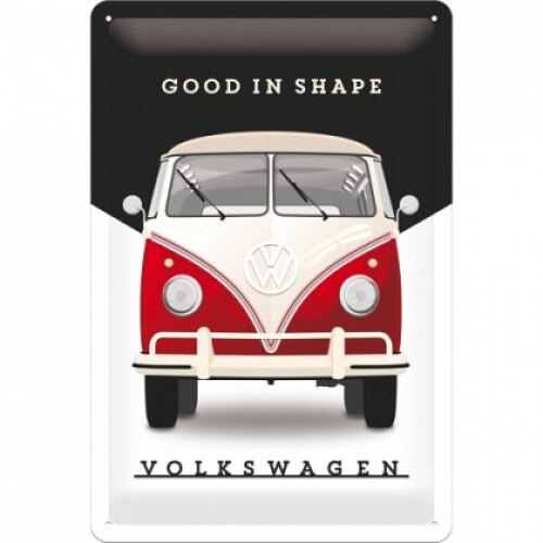 Placa metalica - Volkswagen Good In Shape - 20x30 cm