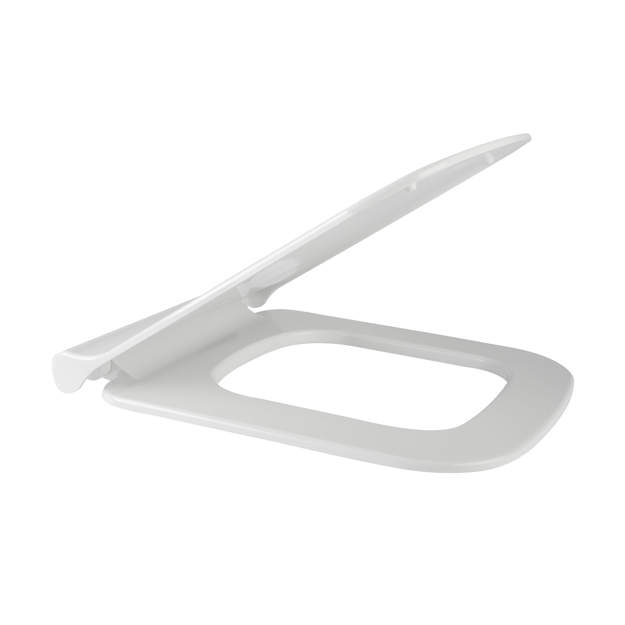 Capac WC, MSV, Duroplast, Alb, Soft close, Antibacterial, usor de curata, 2.57 Kg, 444x360 mm