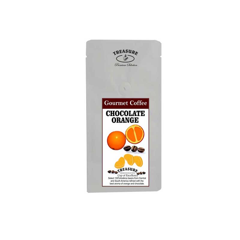 Cafea cu aroma Portocale , Macinata 125g ,Treasure